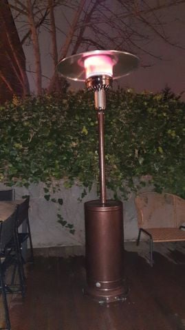 Bakır Palmiye Soba Dış Mekan Isıtıcı